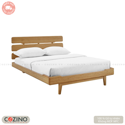 Giường đôi Baron gỗ sồi nhiều kích thước- đẹp, giá rẻ tại hcm và hà nội