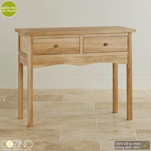 Bàn Console Cawood gỗ sồi Mỹ- đẹp, giá rẻ tại hcm và hà nội