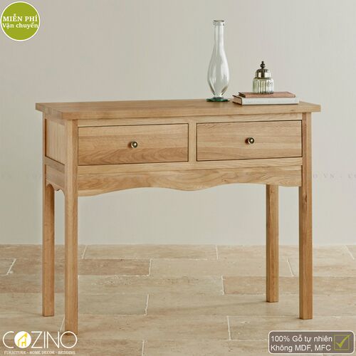 Bàn Console Cawood gỗ sồi Mỹ- đẹp, giá rẻ tại hcm và hà nội