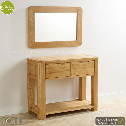 Bàn Console Emley gỗ sồi Mỹ- đẹp, giá rẻ tại hcm và hà nội