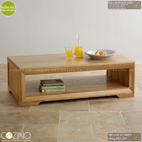 Bàn sofa, bàn trà Camber gỗ sồi Mỹ- đẹp, giá rẻ tại hcm và hà nội