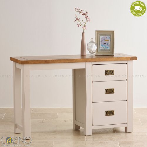 Bàn làm việc Sintra có 1 tủ hông gỗ sồi Mỹ- đẹp, giá rẻ tại hcm và hà nội
