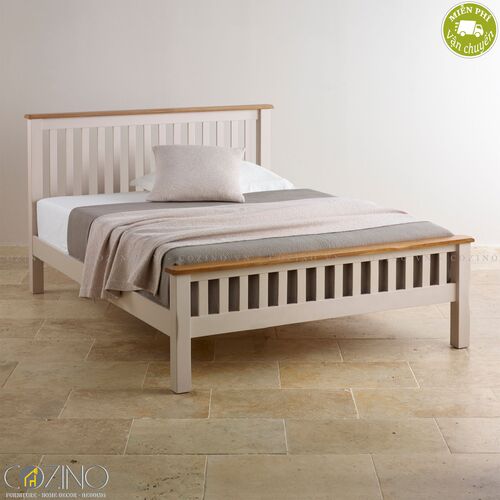Giường Sintra gỗ sồi Mỹ (nhiều kích thước)- đẹp, giá rẻ tại hcm và hà nội