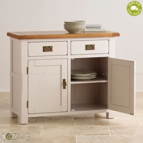 Tủ chén nhỏ Sintra gỗ sồi Mỹ- đẹp, giá rẻ tại hcm và hà nội