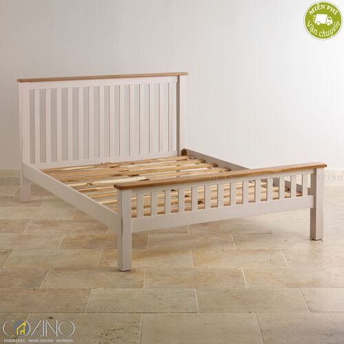 Giường Sintra gỗ sồi Mỹ (nhiều kích thước)- đẹp, giá rẻ tại hcm và hà nội