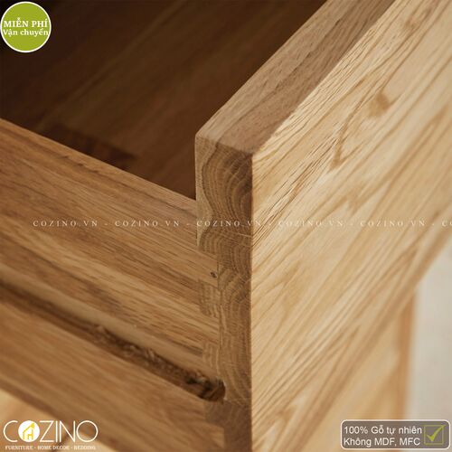 Tủ chén nhỏ Cawood gỗ sồi Mỹ- đẹp, giá rẻ tại hcm và hà nội