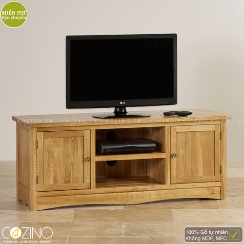 Tủ tivi lớn Cawood gỗ sồi Mỹ- đẹp, giá rẻ tại hcm và hà nội