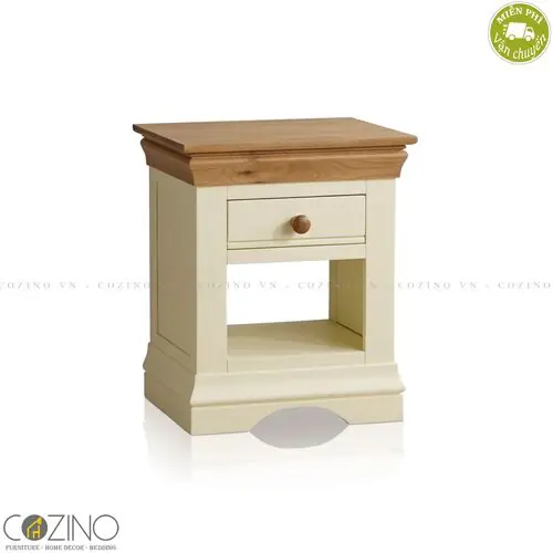 Tủ đầu giường Canary 1 ngăn gỗ sồi Mỹ- đẹp, giá rẻ tại hcm và hà nội