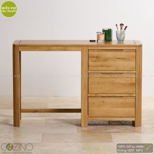 Bàn trang điểm Emley gỗ sồi Mỹ- đẹp, giá rẻ tại hcm và hà nội