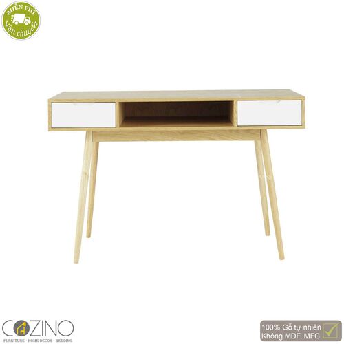 Bàn làm việc SENJA Vintage gỗ tự nhiên- đẹp, giá rẻ tại hcm và hà nội