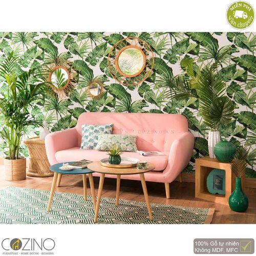 Bộ bàn sofa Senja 3 chiếc xếp chồng gỗ tự nhiên (nhiều màu)- đẹp, giá rẻ tại hcm và hà nội