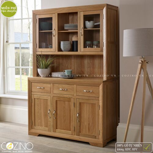 Tủ bếp Camber lớn gỗ sồi Mỹ- đẹp, giá rẻ tại hcm và hà nội