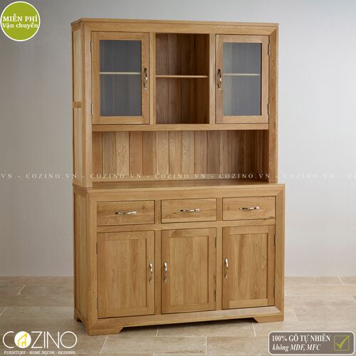 Tủ bếp Camber lớn gỗ sồi Mỹ- đẹp, giá rẻ tại hcm và hà nội