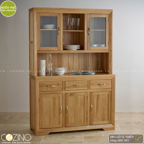 Tủ bếp Camber lớn gỗ sồi Mỹ- đẹp, giá rẻ tại hcm và hà nội