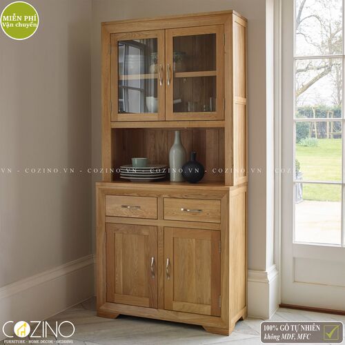 Tủ bếp Camber nhỏ gỗ sồi Mỹ- đẹp, giá rẻ tại hcm và hà nội