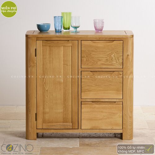 Tủ lưu trữ Emley gỗ sồi- đẹp, giá rẻ tại hcm và hà nội