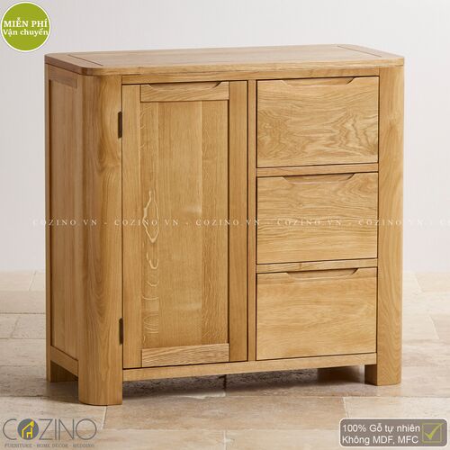 Tủ lưu trữ Emley gỗ sồi- đẹp, giá rẻ tại hcm và hà nội