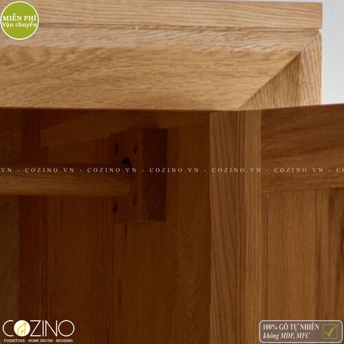 Tủ quần áo Camber 2 cánh 1 ngăn kéo gỗ sồi  Mỹ (nhiều kích thước)- đẹp, giá rẻ tại hcm và hà nội