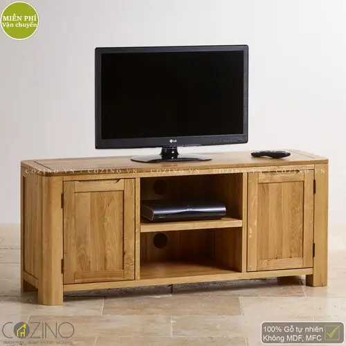 Tủ tivi Emley lớn gỗ sồi Mỹ- đẹp, giá rẻ tại hcm và hà nội