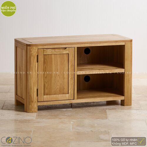 Tủ tivi Emleynhỏ gỗ sồi Mỹ- đẹp, giá rẻ tại hcm và hà nội