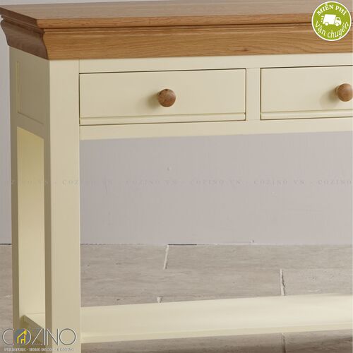 Bàn Console Canary gỗ sồi Mỹ- đẹp, giá rẻ tại hcm và hà nội