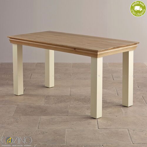 Bàn ăn Canary gỗ sồi Mỹ (chọn kích thước)- đẹp, giá rẻ tại hcm và hà nội