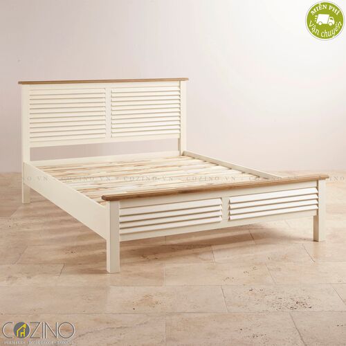 Giường Chillon gỗ sồi Mỹ 100%  (nhiều kích thước)- đẹp, giá rẻ tại hcm và hà nội