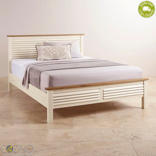Giường Chillon gỗ sồi Mỹ 100%  (nhiều kích thước)- đẹp, giá rẻ tại hcm và hà nội