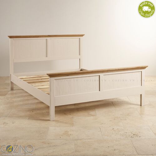Giường Sark gỗ sồi Mỹ (nhiều kích thước)- đẹp, giá rẻ tại hcm và hà nội