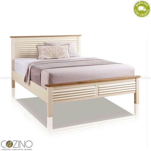 Giường Chillon gỗ sồi Mỹ 100%  (nhiều kích thước)- đẹp, giá rẻ tại hcm và hà nội