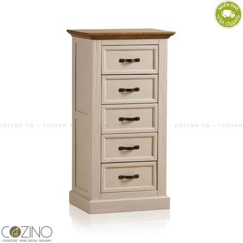 Tủ 5 ngăn kéo 5 tầng Sark gỗ sồi Mỹ- đẹp, giá rẻ tại hcm và hà nội