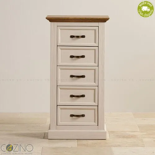 Tủ 5 ngăn kéo 5 tầng Sark gỗ sồi Mỹ- đẹp, giá rẻ tại hcm và hà nội