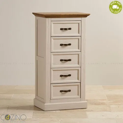 Tủ 5 ngăn kéo 5 tầng Sark gỗ sồi Mỹ- đẹp, giá rẻ tại hcm và hà nội