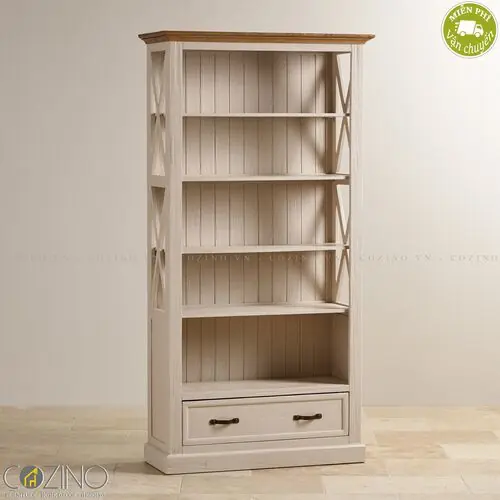 Tủ kệ sách và trưng bày Sark gỗ sồi Mỹ- đẹp, giá rẻ tại hcm và hà nội