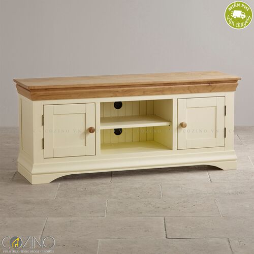 Tủ tivi lớn Canary gỗ sồi Mỹ- đẹp, giá rẻ tại hcm và hà nội