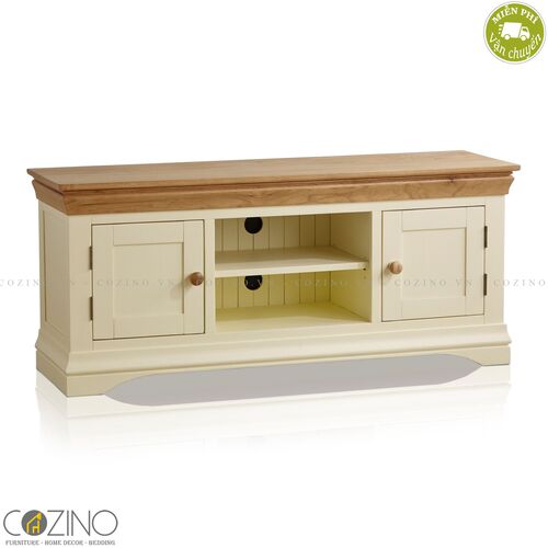 Tủ tivi lớn Canary gỗ sồi Mỹ- đẹp, giá rẻ tại hcm và hà nội