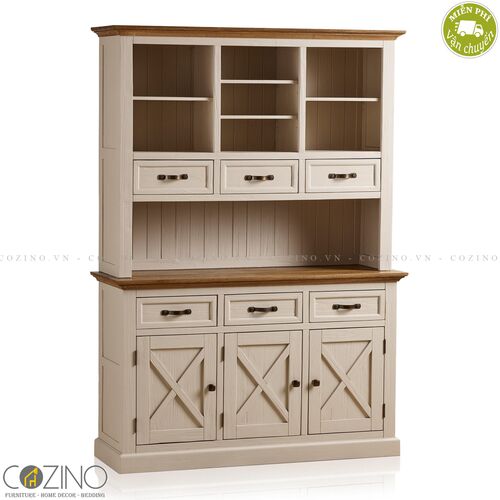 Tủ bếp Sark loại lớn gỗ sồi Mỹ- đẹp, giá rẻ tại hcm và hà nội
