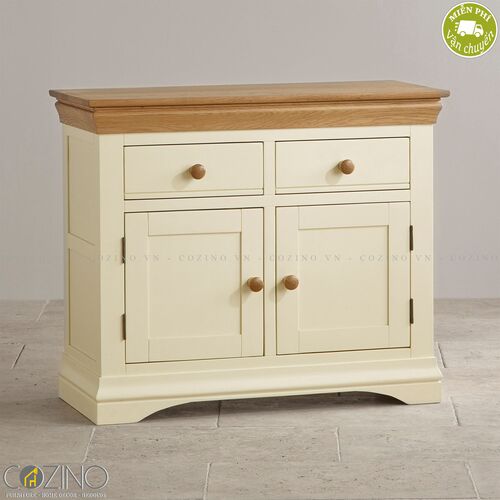 Tủ chén nhỏ Canary gỗ sồi Mỹ- đẹp, giá rẻ tại hcm và hà nội