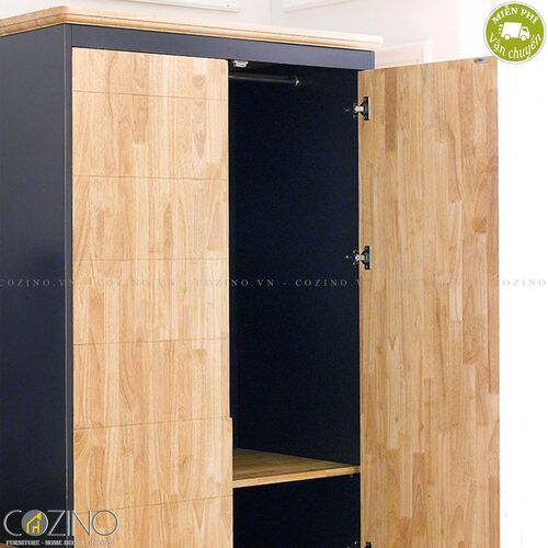 Tủ quần áo Lantana gỗ cao su (nhiều kích thước)- đẹp, giá rẻ tại hcm và hà nội