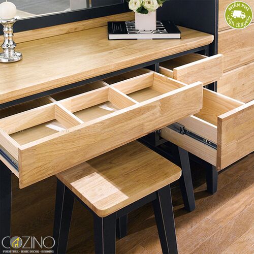 Bộ bàn trang điểm Lantana gỗ cao su- đẹp, giá rẻ tại hcm và hà nội