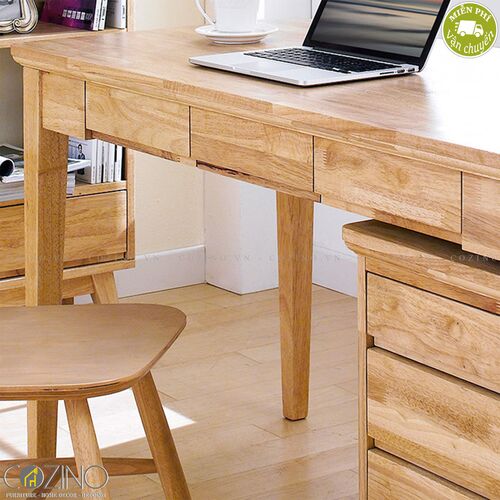 Bàn làm việc IXORA loại lớn gỗ cao su (không có ghế và tủ dưới)- đẹp, giá rẻ tại hcm và hà nội