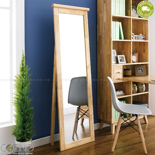 Gương đứng IXORA gỗ sồi- đẹp, giá rẻ tại hcm và hà nội