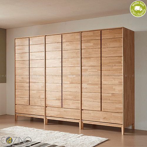 Tủ quần áo 2 cánh Poppy gỗ cao su (nhiều kích thước)- đẹp, giá rẻ tại hcm và hà nội