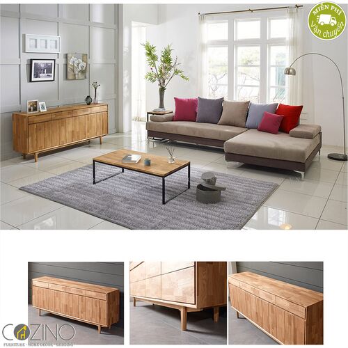 Tủ trưng bày lưu trữ Calla B gỗ cao su 1m8- đẹp, giá rẻ tại hcm và hà nội