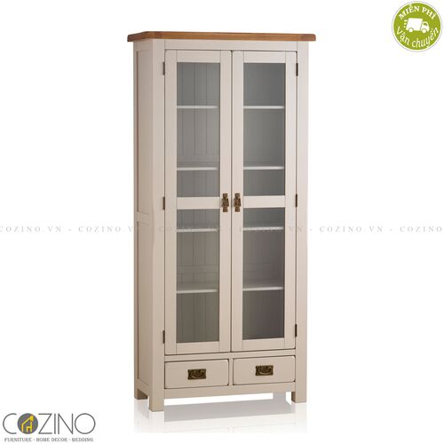 Tủ sách và trưng bày cánh kính Sintra gỗ sồi Mỹ- đẹp, giá rẻ tại hcm và hà nội