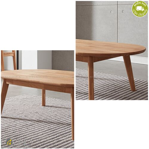 Bàn sofa Calla gỗ cao su- đẹp, giá rẻ tại hcm và hà nội