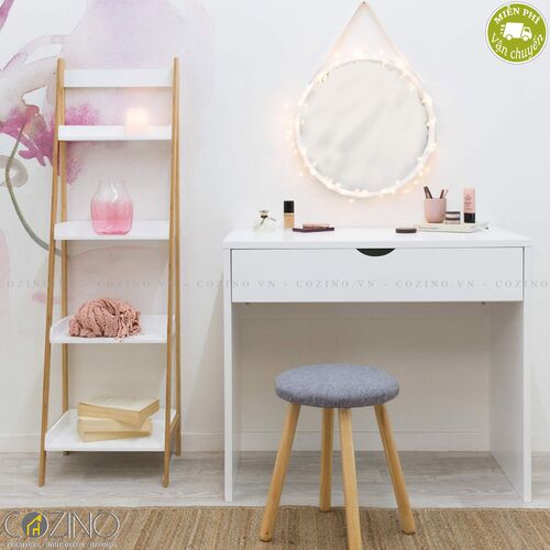 Bàn trang điểm Mari gỗ cao su- đẹp, giá rẻ tại hcm và hà nội