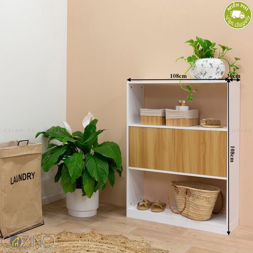 Tủ kệ sách nhỏ Blake gỗ tự nhiên- đẹp, giá rẻ tại hcm và hà nội