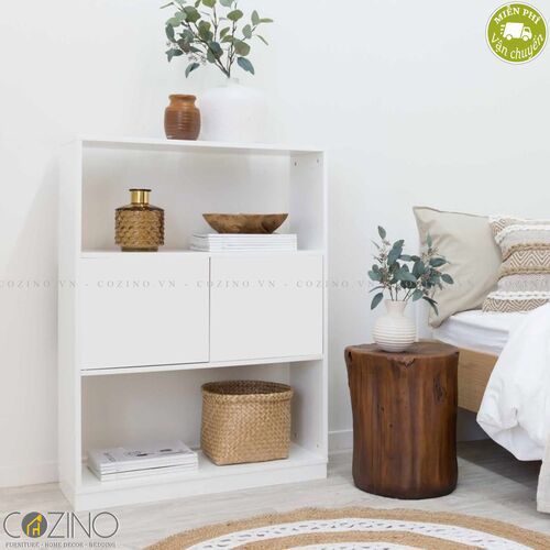 Tủ kệ sách nhỏ Blake gỗ tự nhiên- đẹp, giá rẻ tại hcm và hà nội
