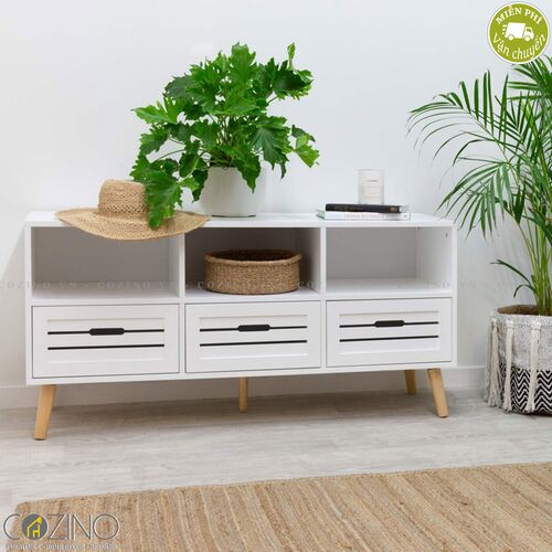 Tủ trang trí Mari gỗ cao su- đẹp, giá rẻ tại hcm và hà nội